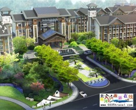 [秦皇島] 北戴河健康谷榮逸酒店-特色親子主題房+自助早餐+暢享無邊泳池+免費擺渡車服務，樂享親子歡樂時光